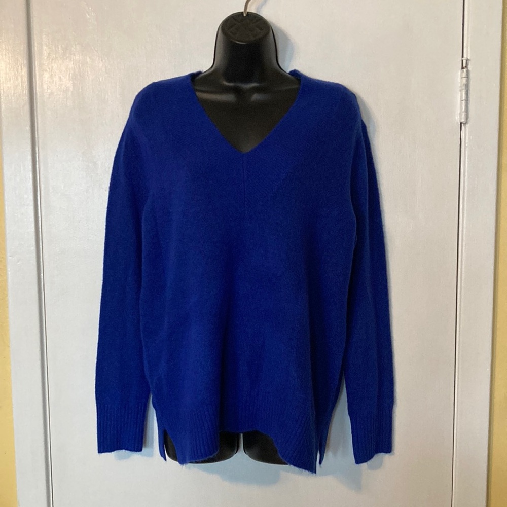 Calvin Klein Royal Blue V-Neck Sweater